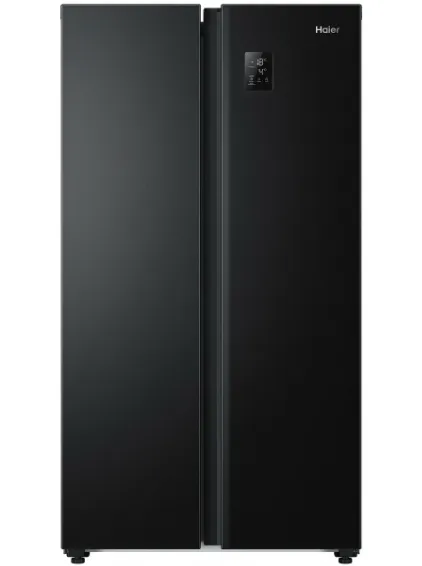 Haier Thermocool 510L Side-by-Side Refrigerator – HRF-520IBS R6 Black