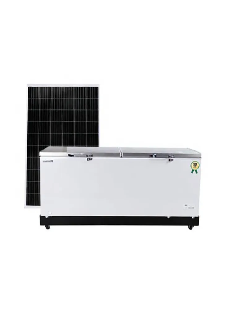 600L Scanfrost Inverter Solar Freezer ( Maxi (Battery Integrated Freezer + 3 x 600W panels )