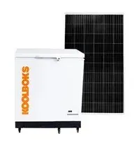 Koolboks 198L AC Inverter Freezer (freezer + 60Ah pedestal + 3*300w solar panel)